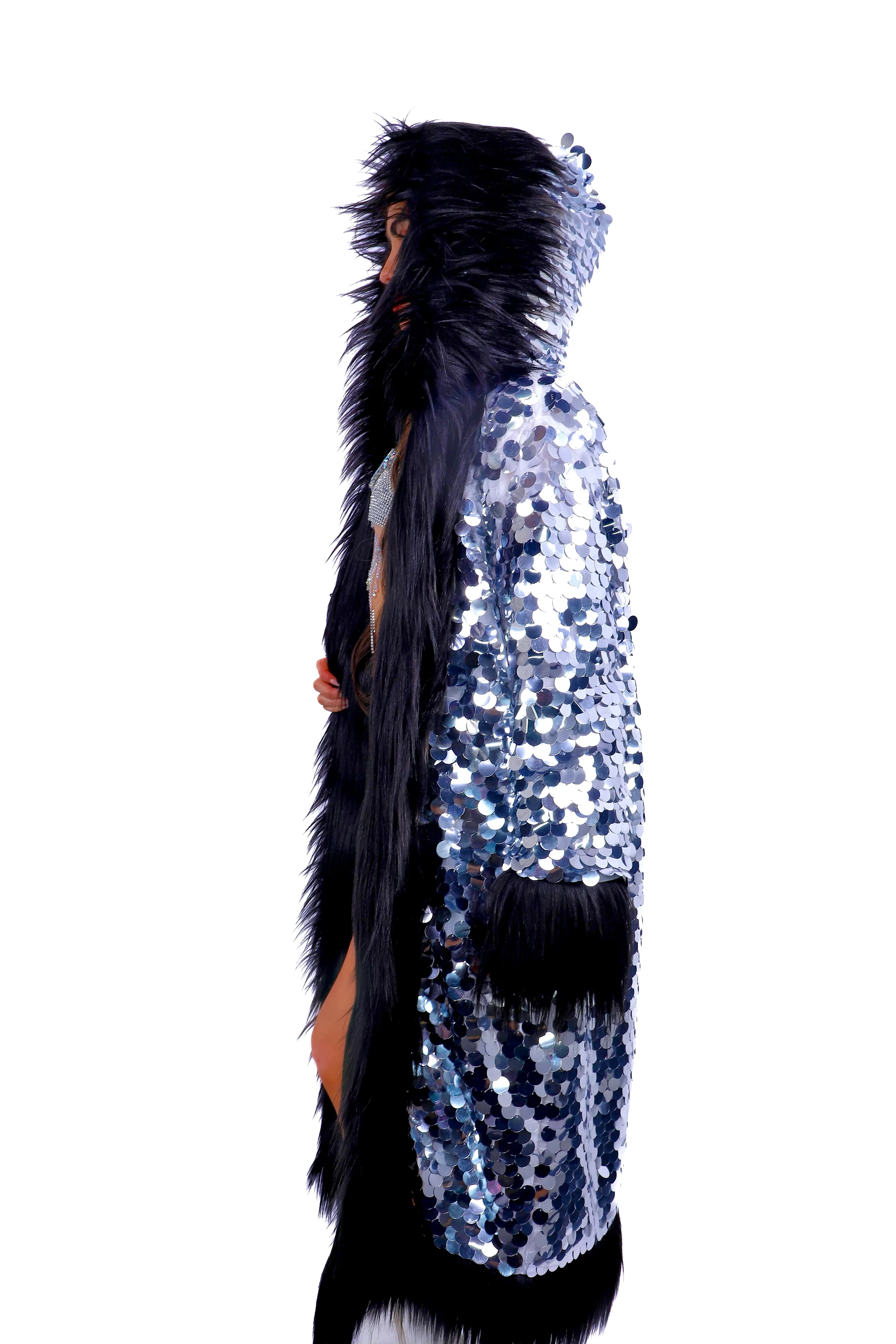 Forever Midnight Disco Fuzzy Jacket - Image 4