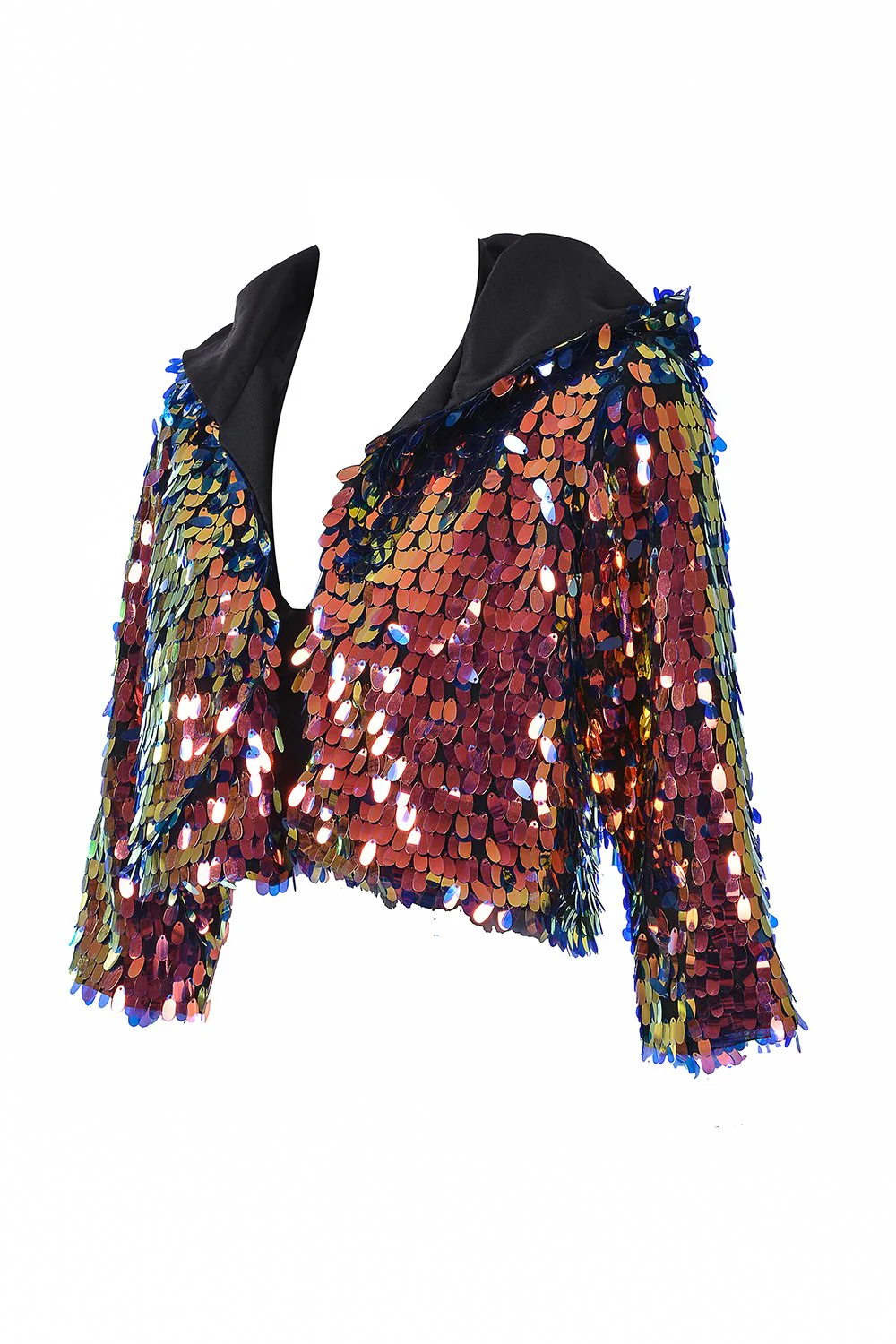 Moon Child Hood Sequin Jacket - Image 11