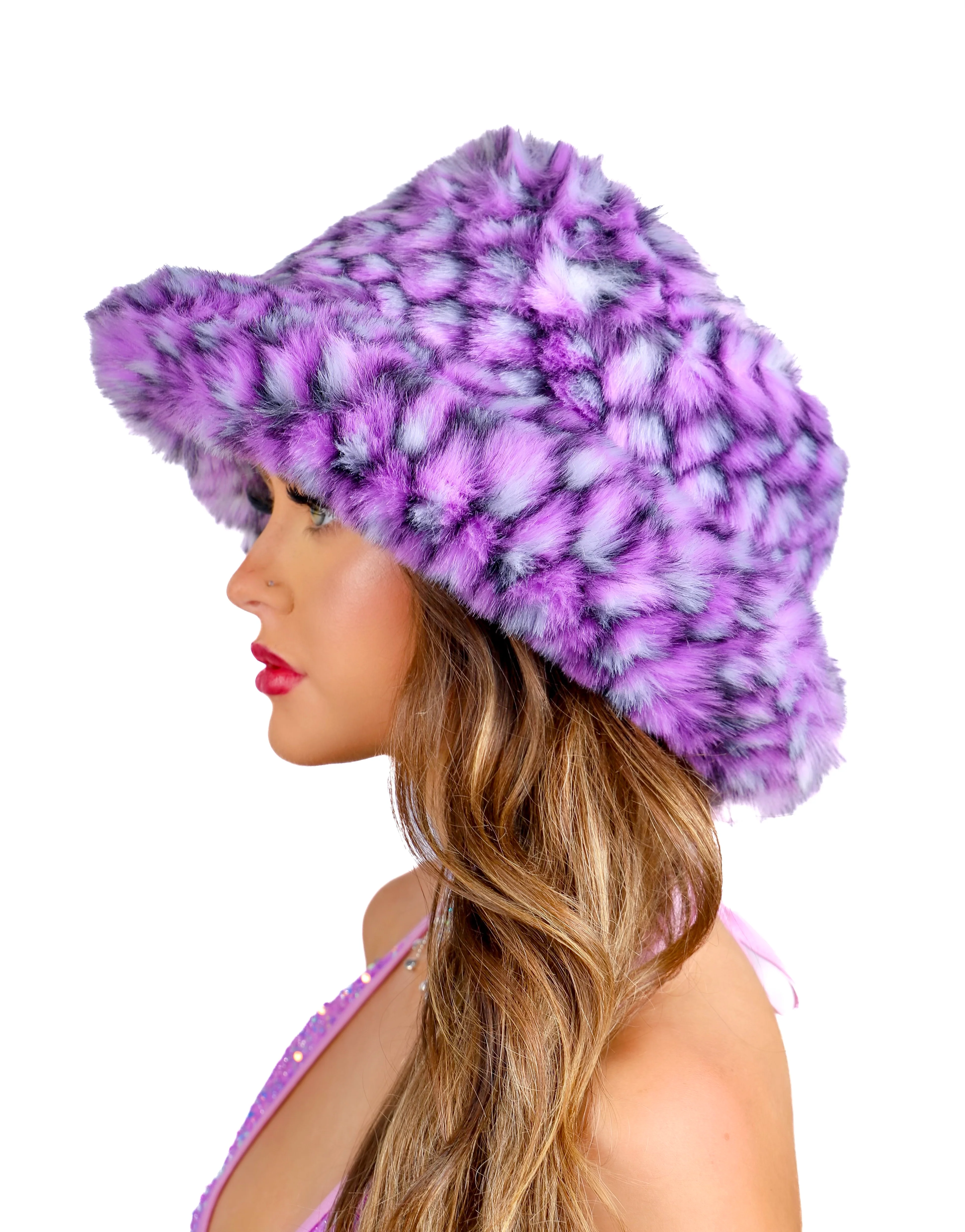 Purple Prism Fuzzy Hat - Image 2