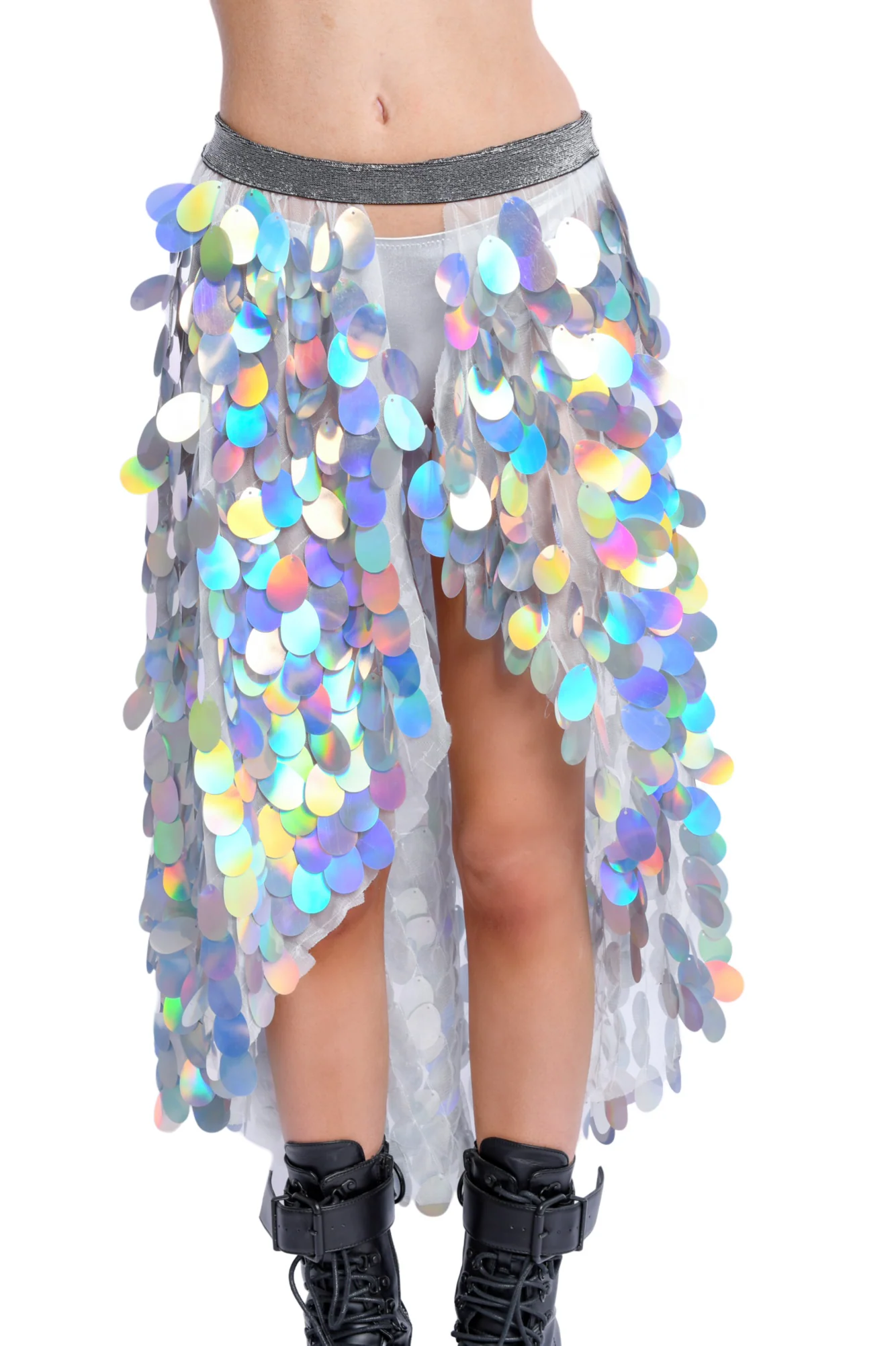 Pastel Meadow Sequin Skirt (Long) - Image 2