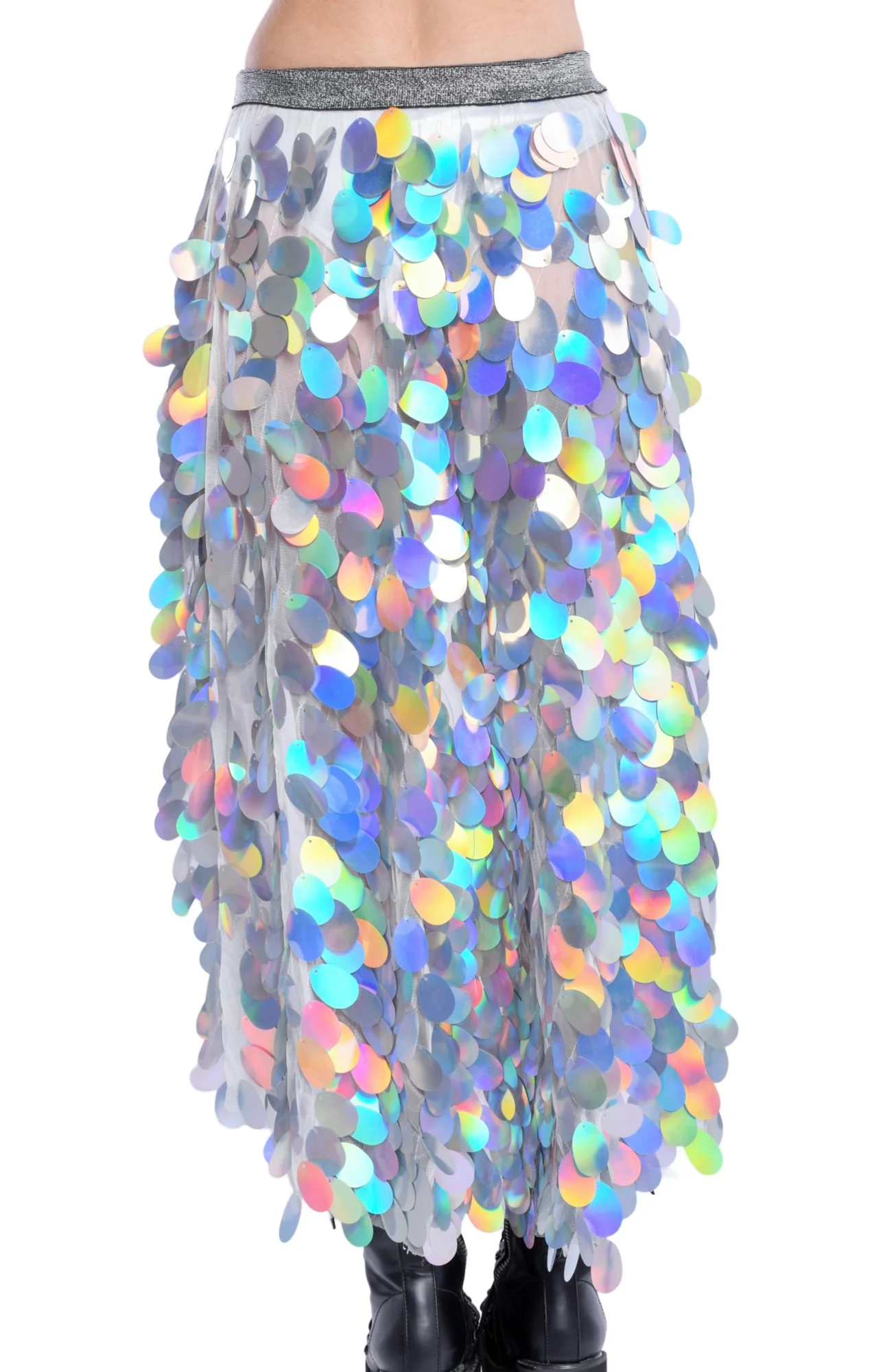 Pastel Meadow Sequin Skirt (Long) - Image 5