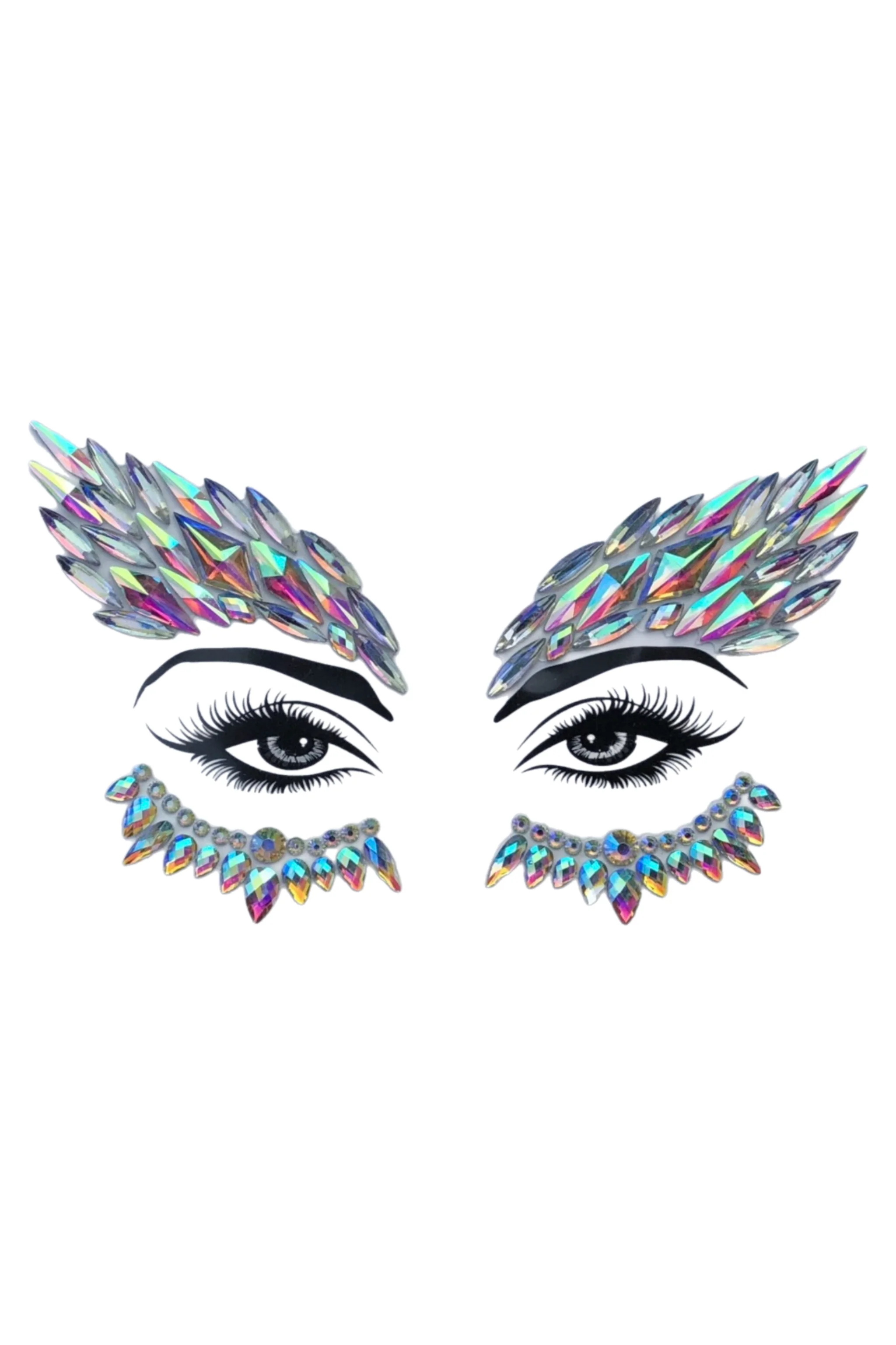 Pixie Rhinestone Crystal Face Jewels