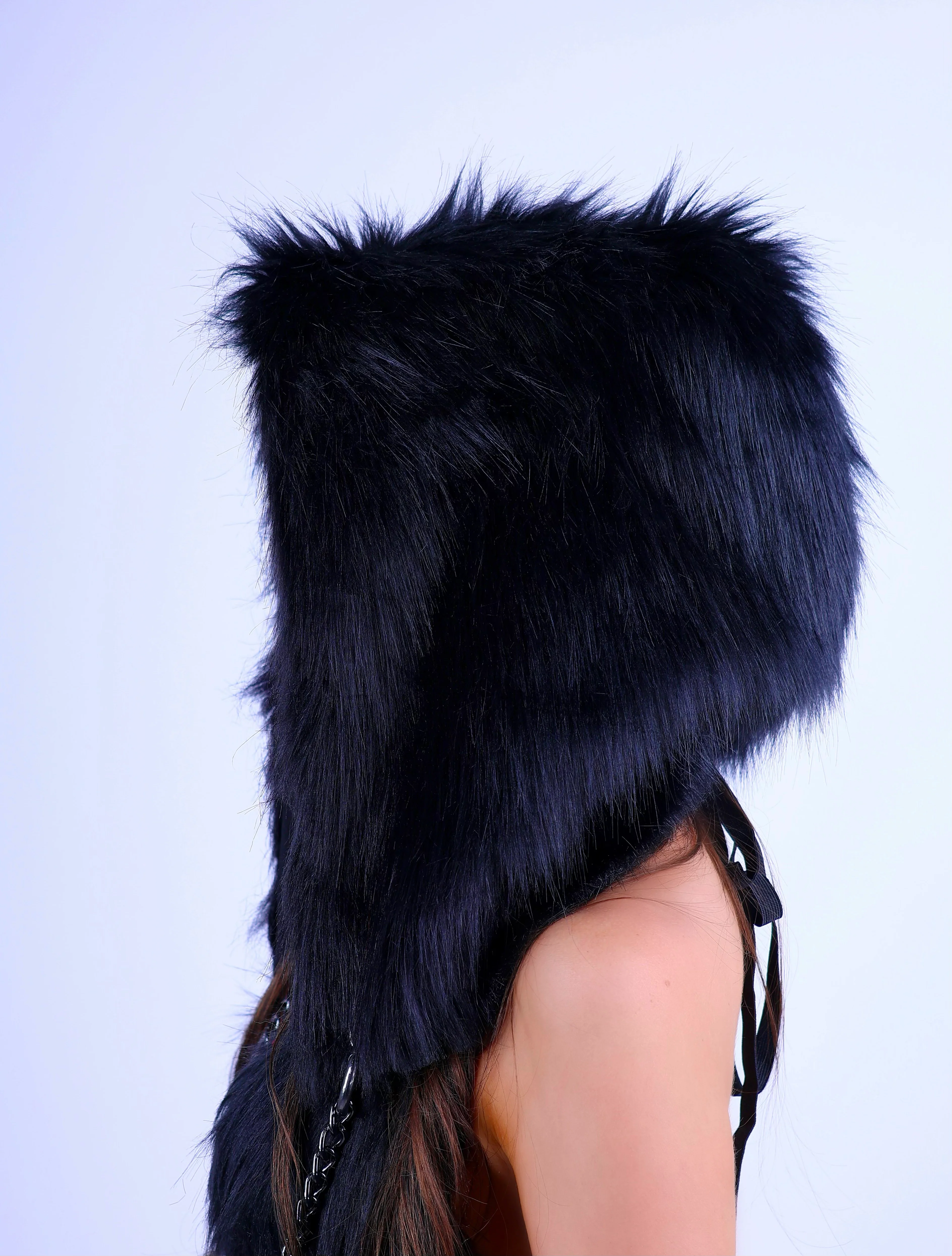 Midnight Diva Fuzzy Hood - Image 2