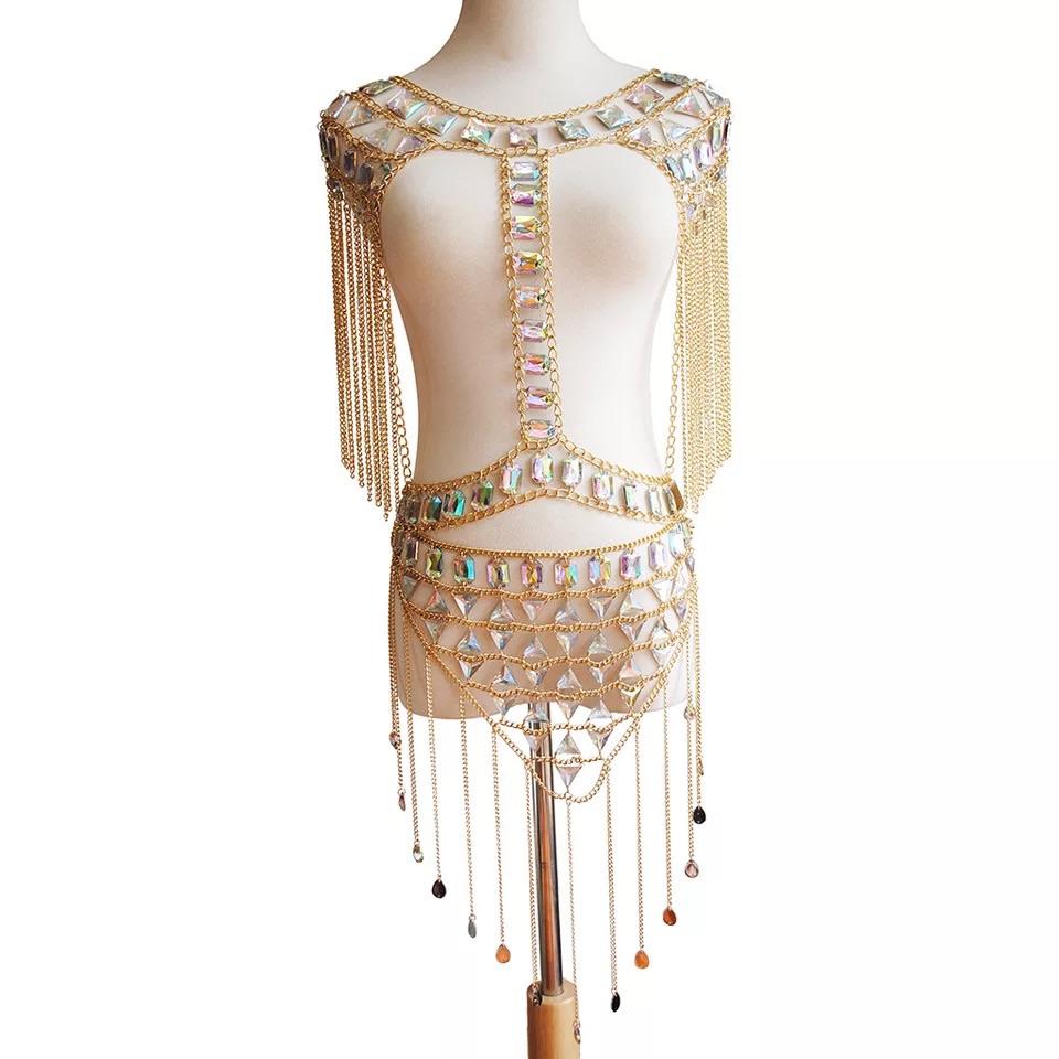 Rhinestone Muse Set (Top & Skirt) - Image 8