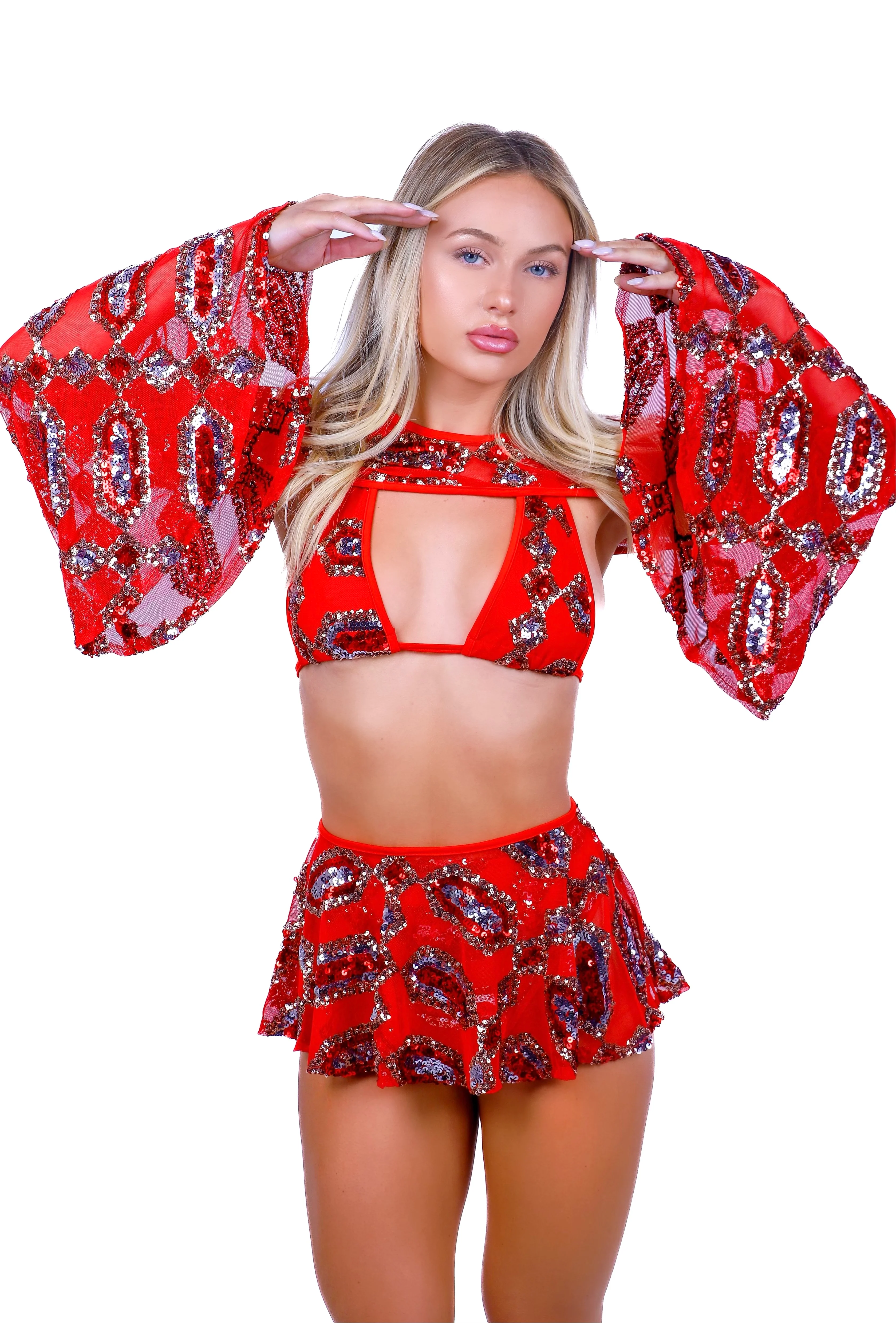Ruby Bronze Sequin Set - Image 3