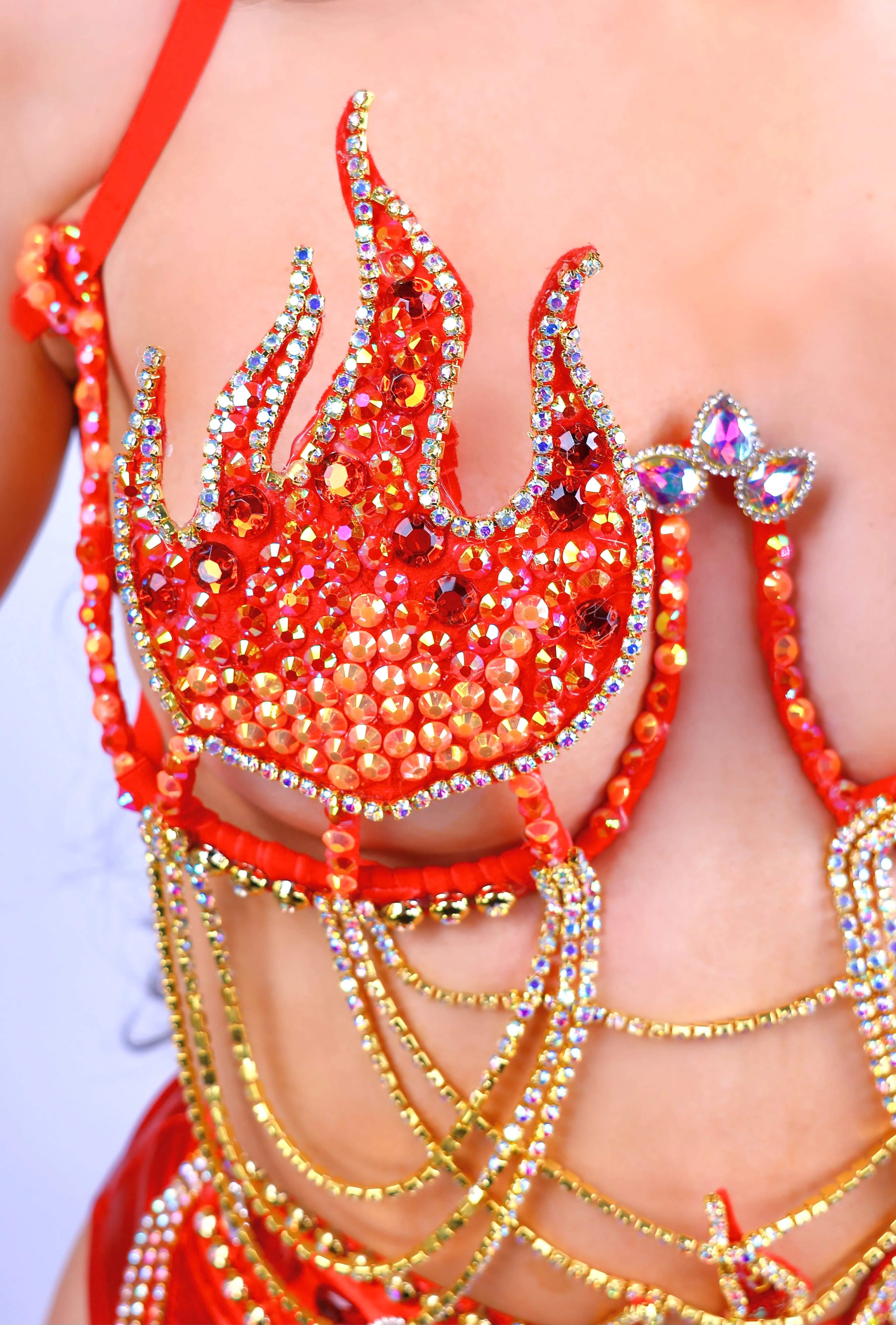 Fire Blaze Carnival Bra Top - Image 2