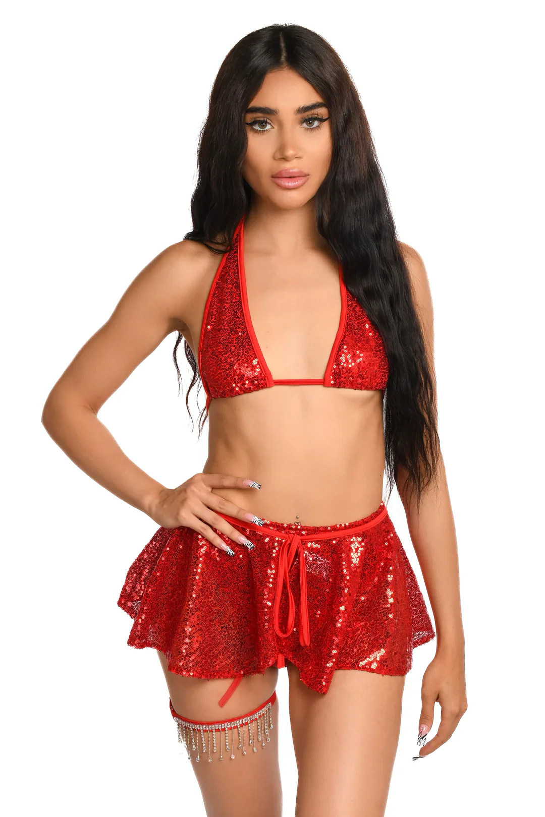 Ruby Goddess Sequin Set - Image 13