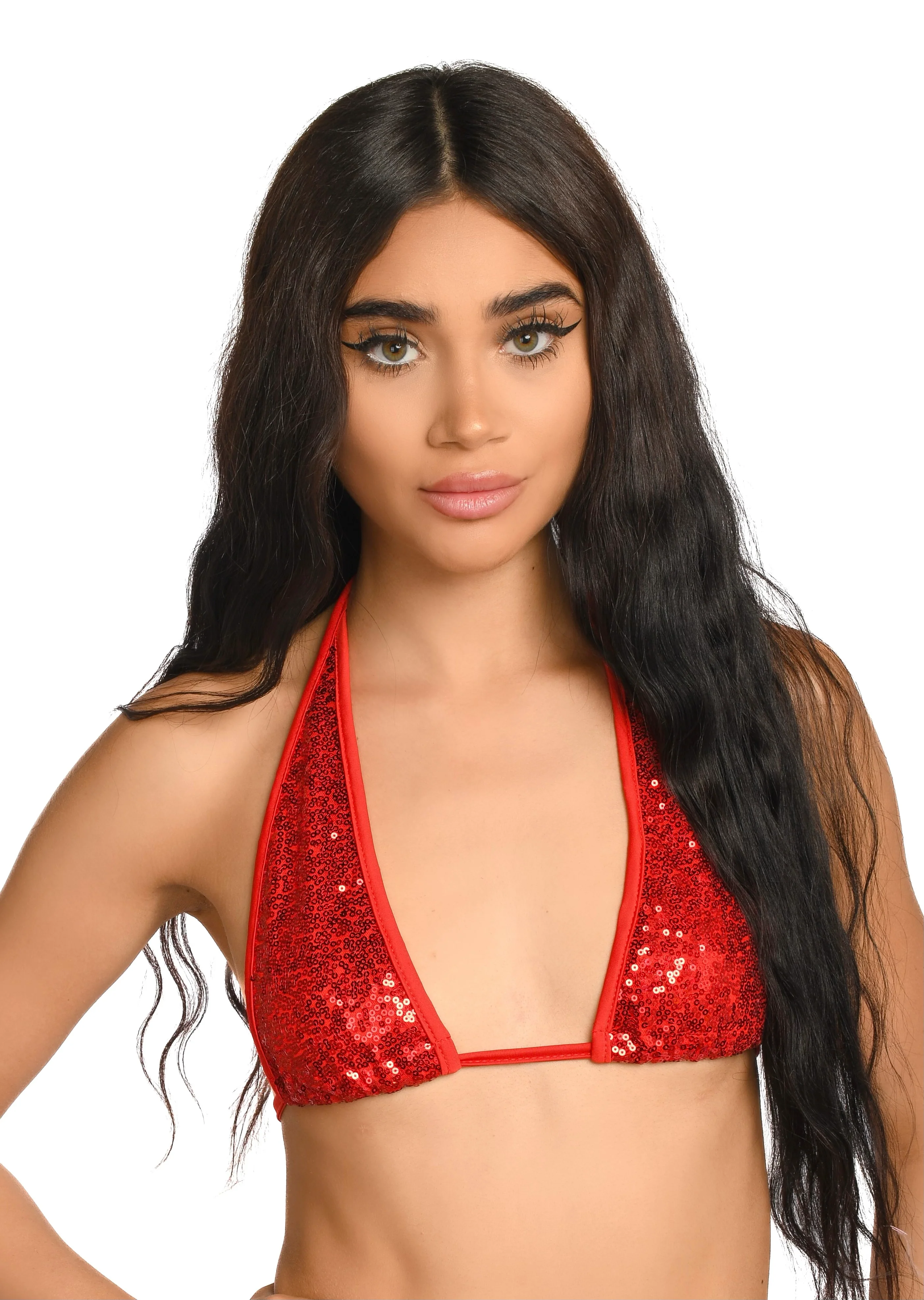 Ruby Sequin Top