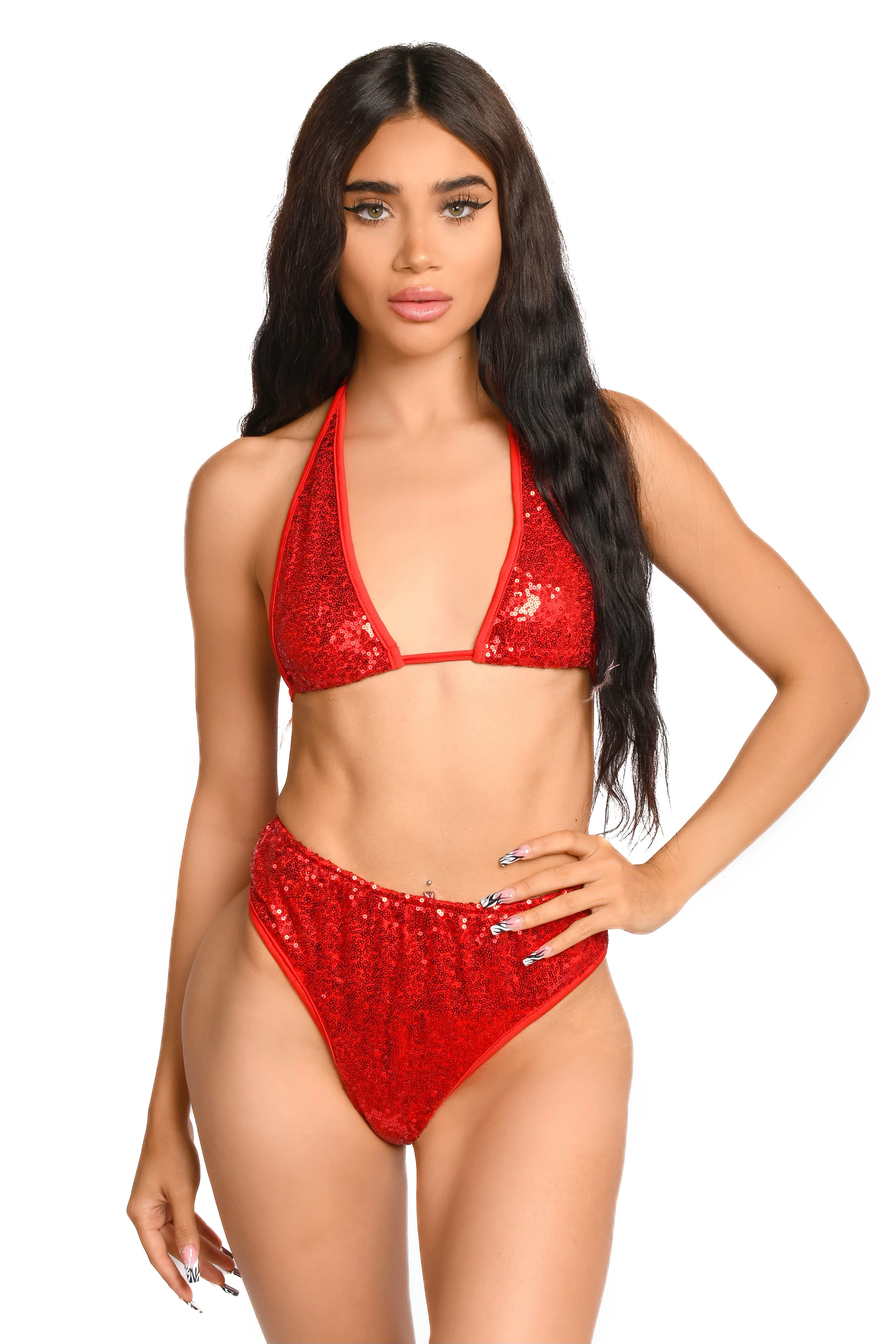 Ruby Sequin Top - Image 3