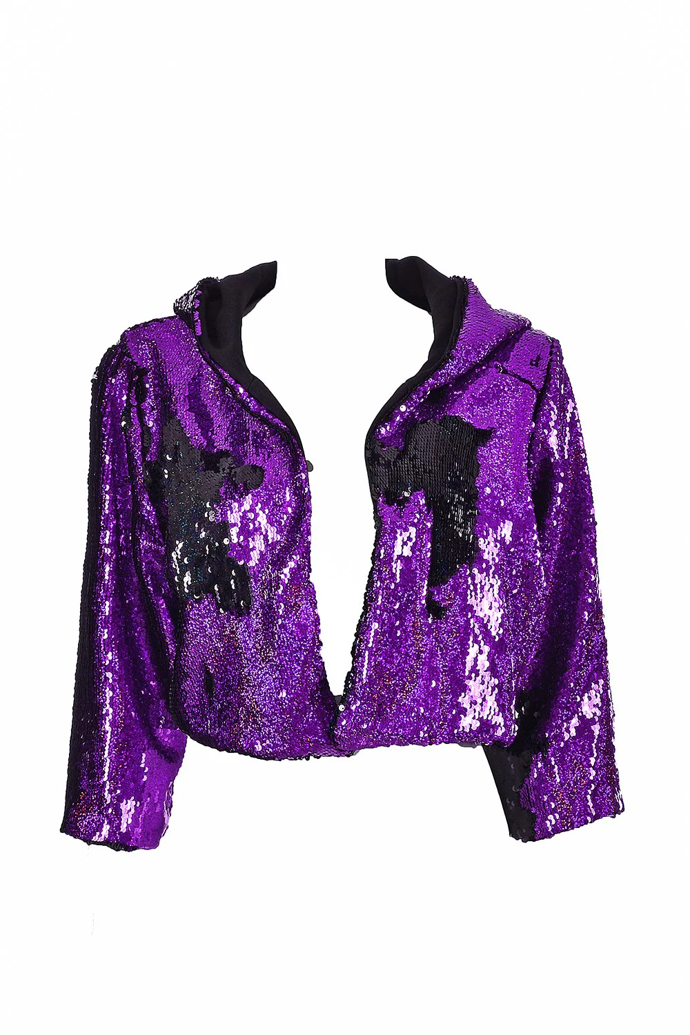 Sequin Cropped Jacket - Mystery - Image 6