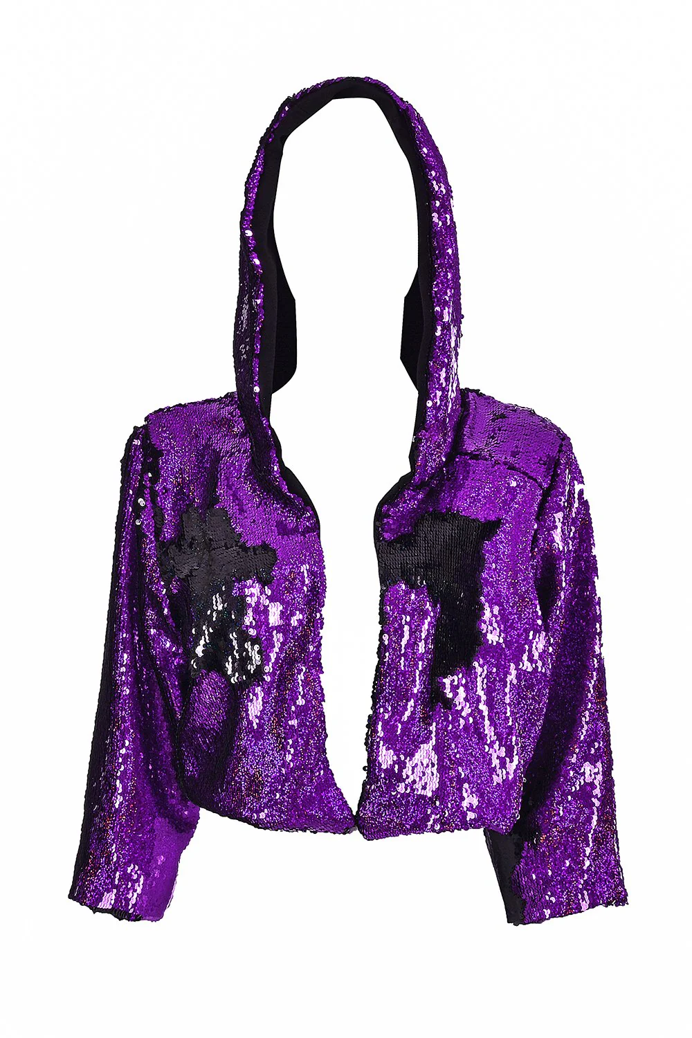 Sequin Cropped Jacket - Mystery - Image 8