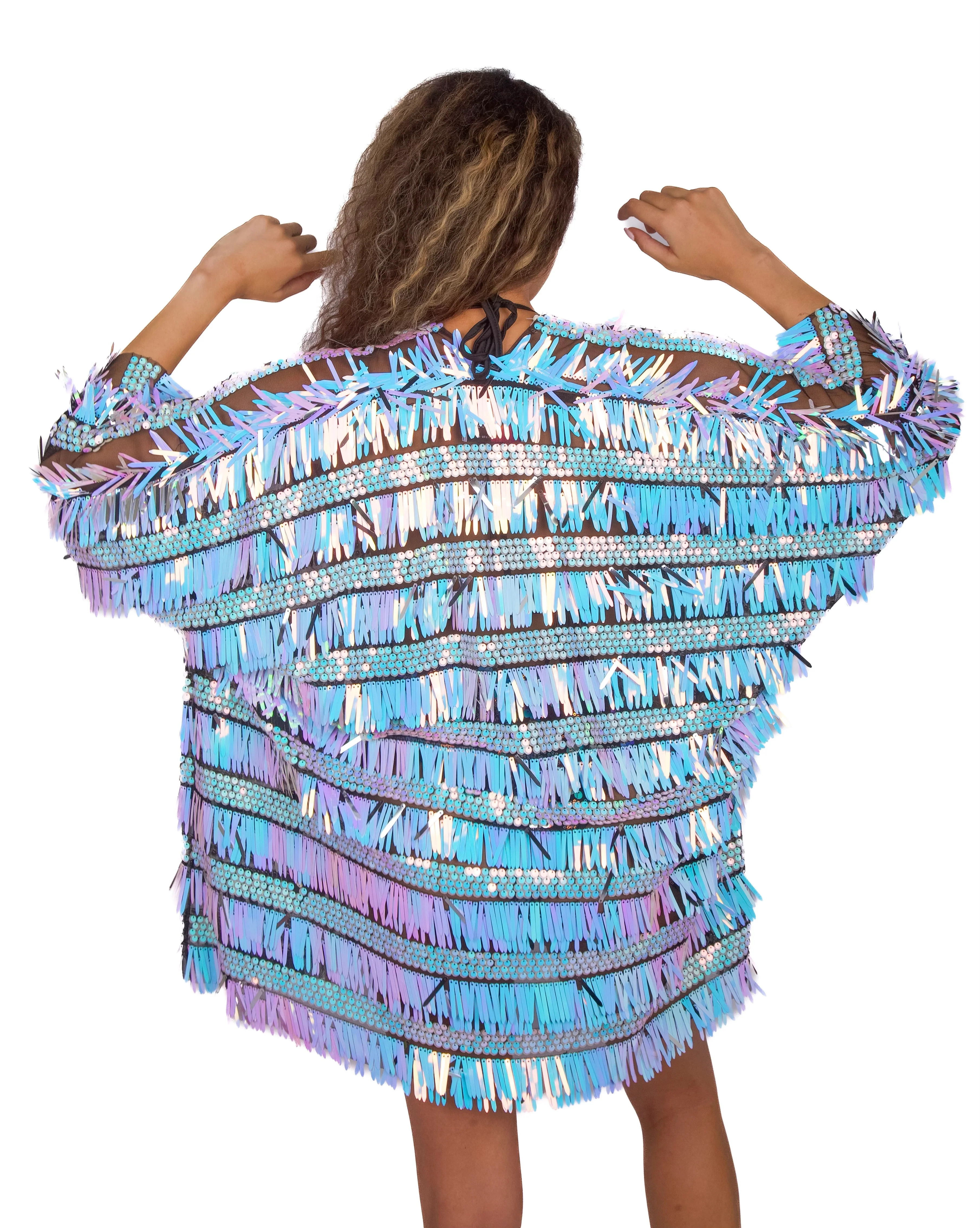 Sequin Kimono- Cosmic - Image 3