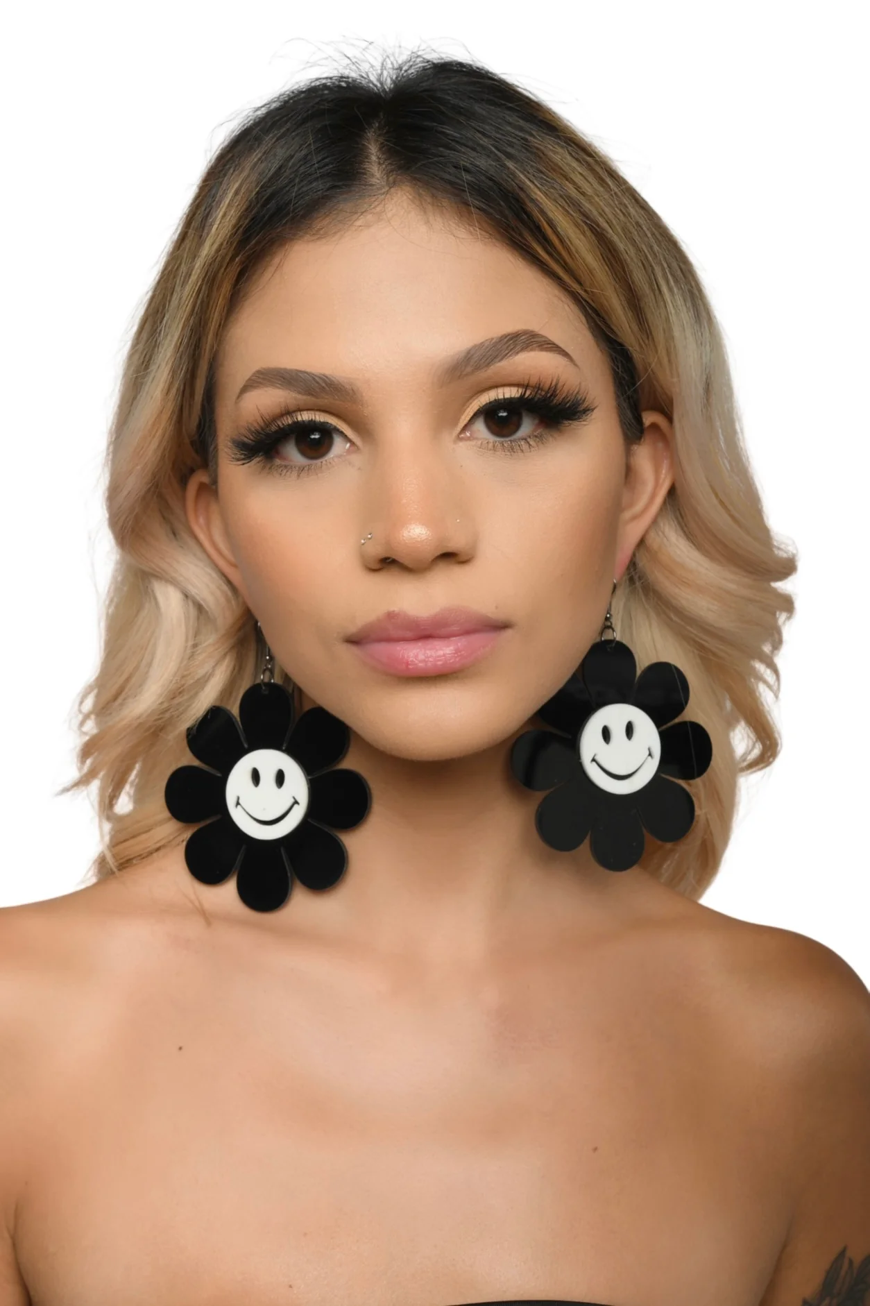 Smiley Flower Earrings