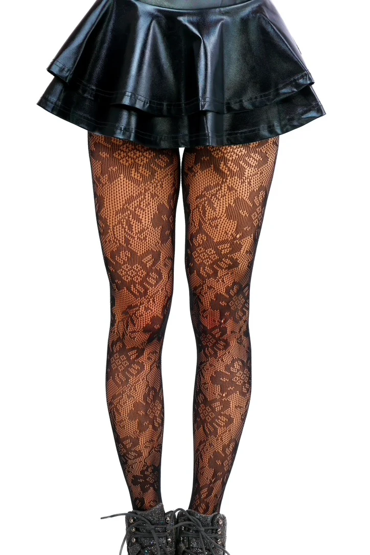 Black Lace Stockings