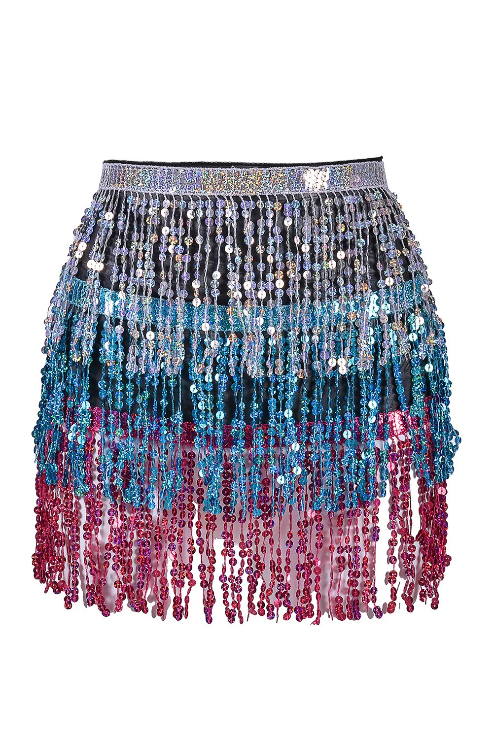 Winter View Holographic Sequin Skirt - Image 2